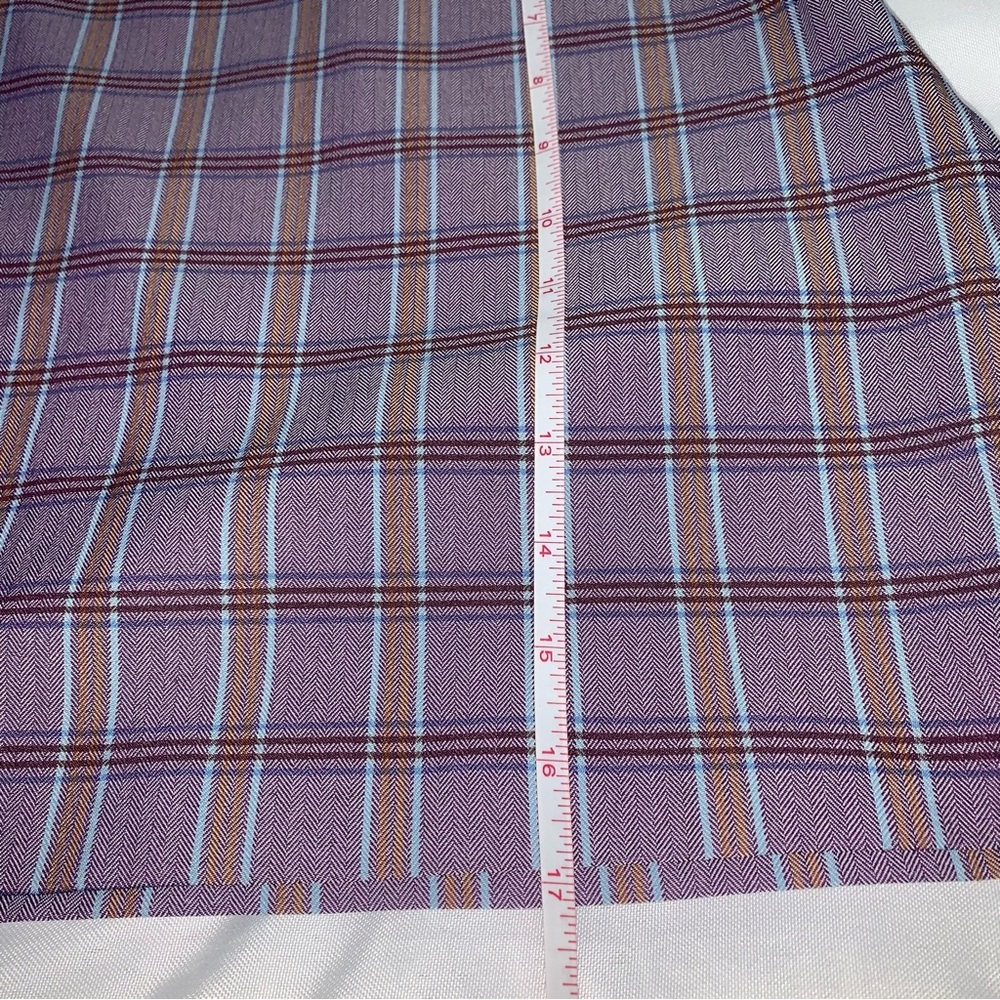 ASOS Purple Checkered Plaid Mini Skirt - Picture 7 of 9